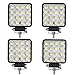 Produktbild LARS360 48W LED Arbeitsscheinwerfer Offroad Flutlicht Fluter 10V-30V Rückfahrscheinwerfer Zusatzscheinwerfer Scheinwerfer Für Trecker KFZ Bagger SUV, UTV, ATV (4x 48W)