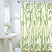 Produktbild 1/pc 180 x 180cm Bambus-Wald-wasserdichter Gewebe-Badezimmer-Duschvorhang mit 12pcs Vorhang-Haken-Ringen