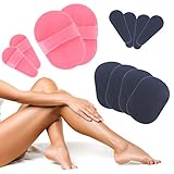 14Pc Exfoliating Hair Removal Pads + Carry Case | Face Leg Arm Underarm