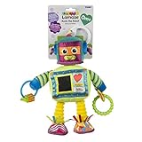 Lamaze Baby Spielzeug „Rusty der Roboter“ Clip & Go – hochwertiges Kleinkindspielzeug – Greifling Anhänger zur Stärkung der Eltern-Kind-Beziehung – ab 0 Monate - 6