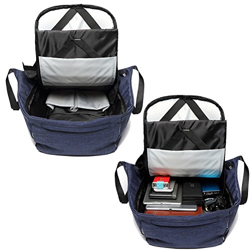 Anti Diebstahl Laptop Rucksack, Fresion 14 -15 Zoll Business Wasserabweisend Rucksäcke Daypack für Damen Herren Student für Schule Reisen Outdoor Backpack mit 35L / USB-Anschluss - 4