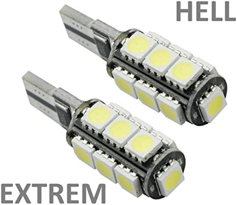 L &amp; P B516 2 T10 W5 W 13 x 5050SMD No Error Message * Canbus LED Xenon Look PARKING LIGHT BULB WHITE