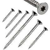 100 Spanplatten Schrauben Edelstahl Teilgewinde