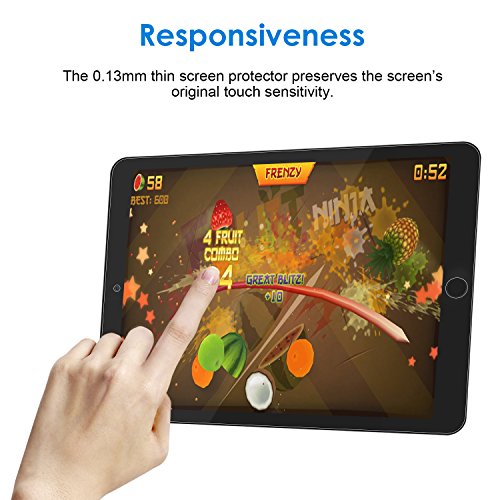 iPad Air Schutzfolie, JETech 2-Pack iPad Pro 9.7 Schutzfolie Displayschutz für Apple iPad Air / iPad Air 2 / iPad Pro 9.7″ Retail Verpackung (HD Klar) – 0330 - 3