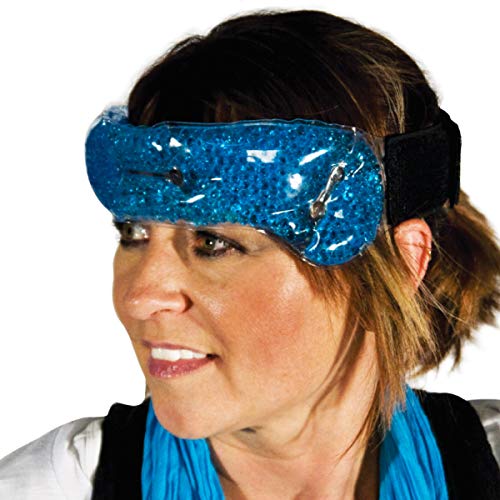 General Medi Pack of 2 Migraine Hot & Cold Pack Wrap Therapeutic Gel Beads - Soothing Relief for Migraines, Cluster, Stress, Sinus & Tension Headaches