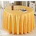 Produktbild L&Y Tableware Goldene Hotel Tischdecke Party Tischdecken Runde Tischdecke Haushalt Bankett Couchtisch Treffen Europäischen Restaurant Tischdecke (größe : D260 cm)