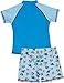 Playshoes Boy's UV Sun Protection 2 Piece Fish Swim Shorts, Blue (Original), 12-18 Months (Manufacturer Size:86/92 (12-24 Months))