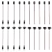 Produktbild KEESIN 20 Pack 9V Batterieknopf Stecker Kabel 2.1x5.5mm Stecker DC Netzstecker Batteriehalter Clip (10 Stück I tippe+ 10 StückT tippe)
