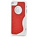 Produktbild Saxonia Schutzhülle für Apple iPhone SE / 5 / 5S Slim Case Hülle S-Line Chrome Rot