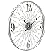 Produktbild [en.casa]® Dekorative Wanduhr Fahrrad Felge mit analoger Anzeige - 68 x 4 x 68 cm - mehrfarbig