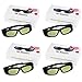 Produktbild Excelvan® 4X DLP-Link 3D Aktiv Shutter Brillen für Optoma ViewSonic Acer BenQ DELL Beamer