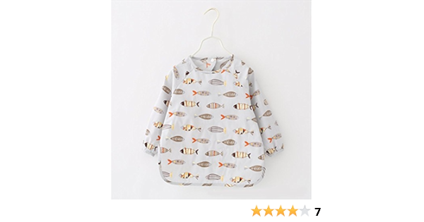 Ours Polaire Zwoos Bavoirs Bebe Avec Manches 2 Pcs Etanche Bavoir A Manches Longue Fermeture Avec Velcro Adhesif Tablier De Bavettepour 6 Mois A 3 Ans Enfants En Bas Age Le Repas