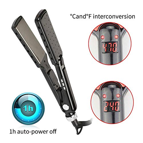 Titanium Hair Straightener 7 Shape Unique Appearance Electric Splint Fast Heating Straightener Black reviews Titanium Hair Straightener 7 Shape Unique Appearance Electric Splint Fast Heating Straightener Black