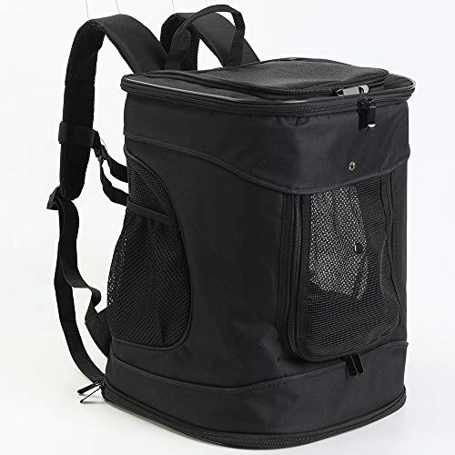 Zenez, Zaino per Cani di Piccola e Media Taglia, Approvato dalle compagnie aeree, con finestre in Rete per Viaggi, Escursioni, all'aperto Fino a 9 kg