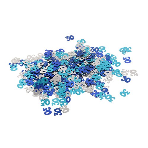 MagiDeal Jahrestag Geburtstag Weihnachten Hochzeit Party Mettalic Confetti Tischdeko Konfetti - 6