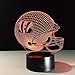 Produktbild 3D Optische Illusions Lampen LED 7 Farben Ändern Cap Nachtlicht für Schlafzimmer Home Decoration Hochzeit Geburtstag Weihnachten Valentine Geschenk,Remote and touch