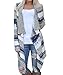Produktbild Damen Pullover Cardigan Lässige Langarm Strickmantel Strick Loose Strickjacke Kimono Outwear Young Fashion Unregelmäßige Herbst Ethno-Style