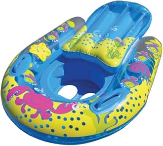 SwimschoolSwimschool ET9554 Sea 4-in-1 Grow with Me Swim, Baby Boat, Cruiser, Kick Float, Kickboard, Safety Seat,18 Months and Up