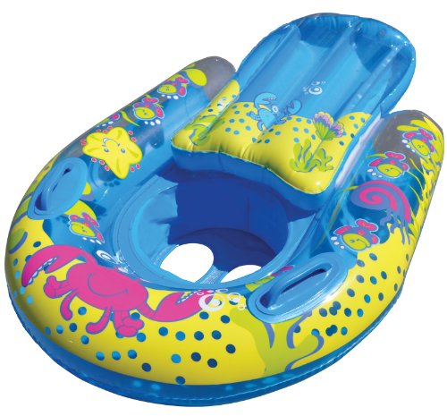 SwimschoolSwimschool ET9554 Sea 4-in-1 Grow with Me Swim, Baby Boat, Cruiser, Kick Float, Kickboard, Safety Seat,18 Months and Up