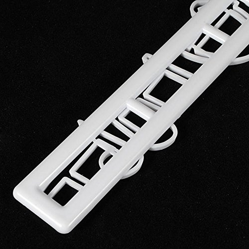 SUNJAS 6tlg Alphabet A Z Buchstaben Kunststoff Ausstecher Ausstechform Modellierwerkzeug Set Fondant Torten Marzipan Backen Deko - 5