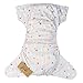 iZiv(TM) Newborn Organic Infant Waterproof/Adjustable/Reusable/Washable Pocket Cloth Diaper Fit Babies 0-3 Years(Color Star)