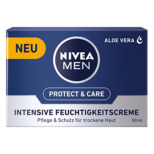 NIVEA Men, 3er Pack Intensive Feuchtigkeitscreme für Männer, 3 x 50 ml Tiegel, protect and care - 5