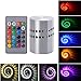 Produktbild RGB LED Wandleuchte Wandlampe 3W Azerogo Moderne LED Wandleuchte Innen Badlampe Wandstahler Effektlampe Badleuchte Flurlampe mit Fernbedienung
