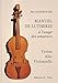 Produktbild Manuel de lutherie à l'usage des amateurs