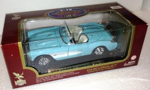 1957 CHEVROLET CORVETTE Road Legends BLUE CONVERTIBLE Collector's Edition 1:18 Diecast Metal (1996)