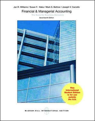 Preisvergleich Produktbild Financial and Managerial Accounting