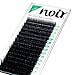 Noir Volume Lashes 0.10mm Professional Mink Individual Eyelash Extension Tray C Curl Mixed Lengths Single Lengths Volume eyelashes / Russian Lashes Extension 3D XD (0.10 C 12mm)