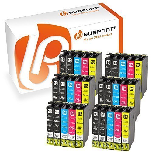 30 Druckerpatronen kompatibel für Epson T1631 T1632 T1633 T1634 16XL