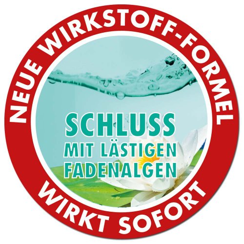AQUALITY Fadenalgen-EX Flüssig für Ihren Gartenteich 1.000 ml (Flüssiger Fadenalgenvernichter, Algenmittel und Algenentferner für Ihren Gartenteich. Jetzt noch bessere Wirkung. Löst sich sehr schnell im Teich auf) - 2