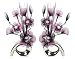 Produktbild Flourish 794408 32 cm, mit Passenden Mini Swirl Kunstblume, in Vase, Lila/Schwarz