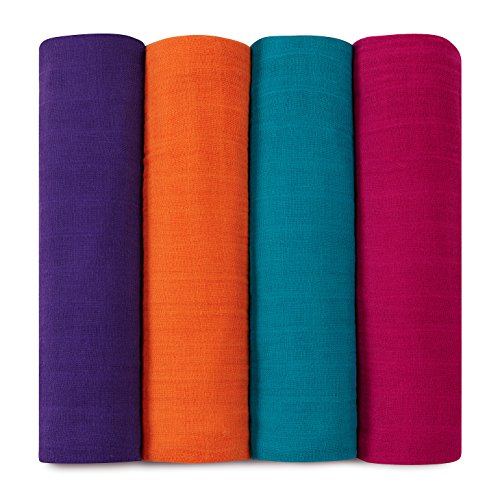 aden + anais Muslin Square Swaddle B-Jeweled (Pack of 4)