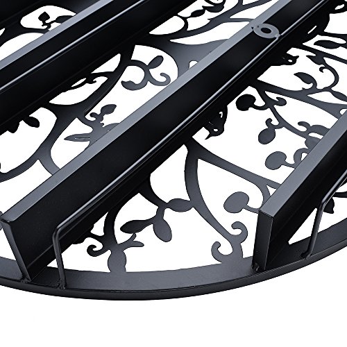 AISHN 5 Etagen Organizer Display Rack Aufbewahrung konzipiert von Tree of Life Schwarz - 6