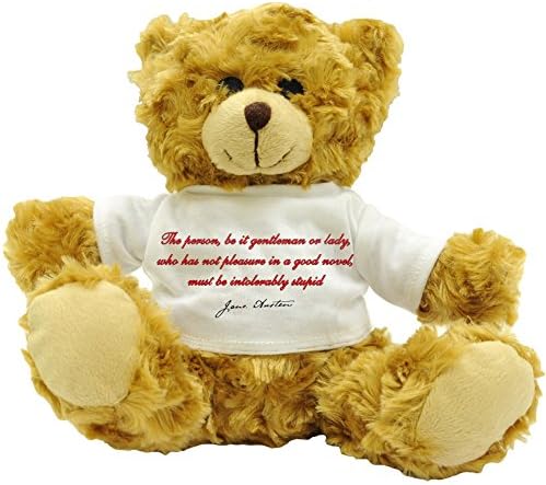 The person, be - Jane Austen - Plush Teddy Bear