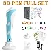 Produktbild PLUSINNO 3D Drucker Stift, 3D Stifte mit 100 Meters PLA Filament, LCD-Bildschirm + 10 Papier Modelle als kreatives Weihnachtsgeschenk für Kinder (Blau)