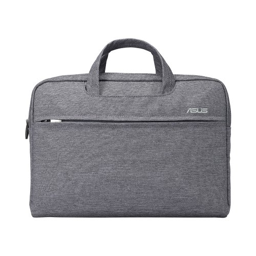 Asus EOS Tasche (bis zu 12 Zoll, gepolstert, viele Taschen und Fächer, für Notebook) grau