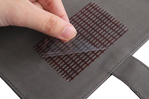 Gukas Design Genuino Cuero Case Para InnJoo Max 4 Pro 6  Flip Billetera Funda Carcasa De Lujo Autentico Ranuras Tarjetas Piel Premium Cover  Marron Oscuro 