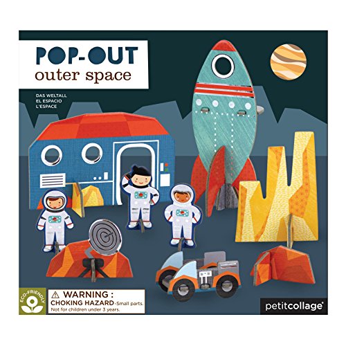 Preisvergleich Produktbild Petit Collage ptc119 Weltall Pop-Out Puzzle