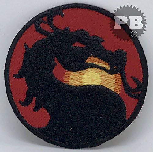 MORTAL KOMBAT Classic Video Game Iron Sew on Embroidered Patch