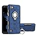 Produktbild CHENXI LG Q6 Hülle, 2 in 1 Schutzhülle mit 360 Rotating Finger Griff Ständer Schale Case Magnetische Car Mount Stoßfest Doppelschutz Handyhülle Cover für LG Q6/LG G6 Mini/LG Q6 Plus Azurblau
