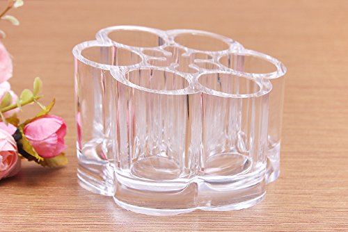 Acryl Make-up Pinsel Ständer Box Lippenstifthalter Pinselhalter Kosmetik Organizer kosmetisches Display Pinselständer Acryl Pinselständer von der Marke MyBeautyworld24 - 2