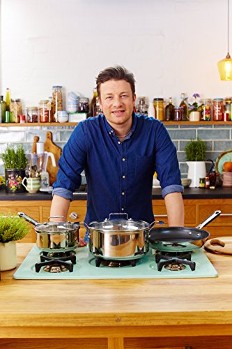 Tefal E79122 Jamie Oliver Induction Stielkasserolle mit Glasdeckel, 16 cm, 1,4L, Edelstahl - 5