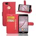 Produktbild LG K8 2017 Hülle, IVSO Hohe Qualität Advanced Shock Absorption Technology Case Folio Tasche Cover für LG Mobile K8 (2017) Smartphone (5.0 Inch IPS Screen, 8GB Storage, Android 7.0) Smartphone Smartphone (Für LG Mobile K8 (2017), Rot)