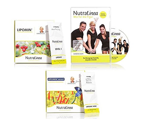 Preisvergleich Produktbild NutraLinea® 4-Wochen-Programm Lipomin day & night Kapseln & Drink inkl. Workout-DVD