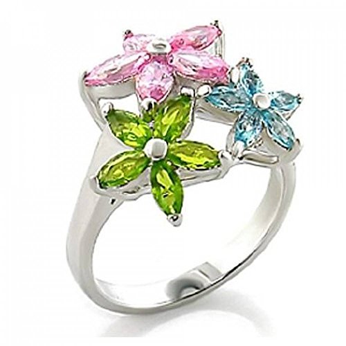 Isady - Floralia - Anillo Mujer - Óxido de zirconium multicolor - Talla 14