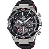 CASIO Herren Chronograph Solar Uhr mit Leder Armband EFS-S520CBL-1AUEF