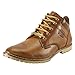 BACCA BUCCI MEN BROWN FAUX LEATHER BOOTS RS.1099.00